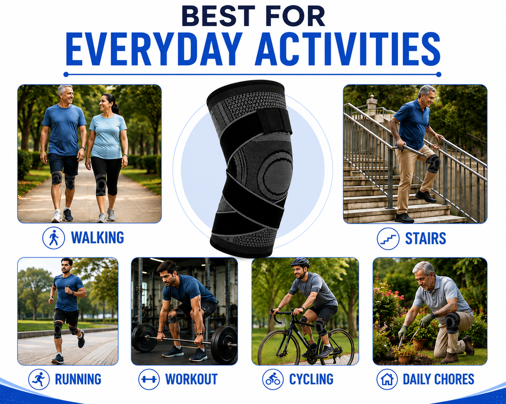 KneeVora 3D Dual-Strap Compression Sleeve