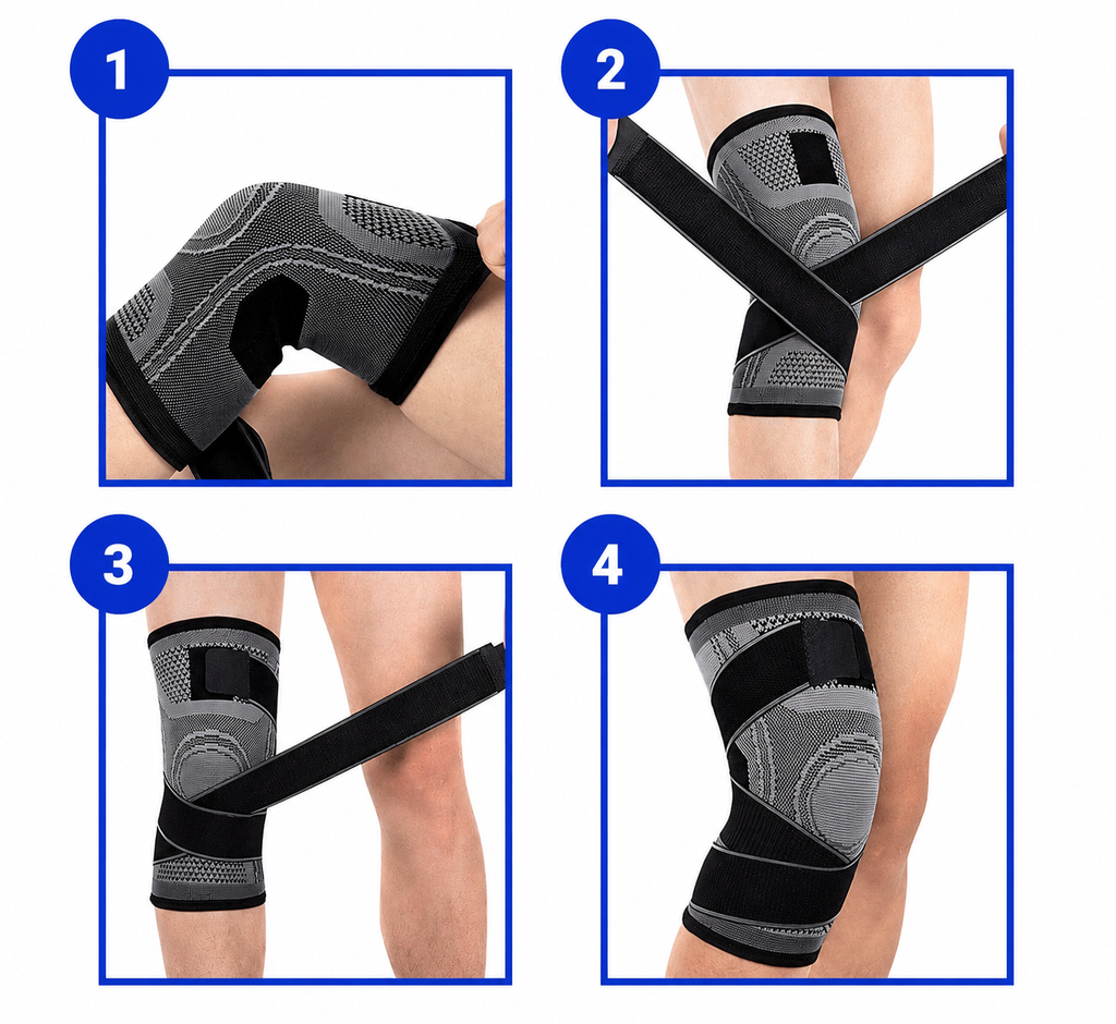 KneeVora 3D Dual-Strap Compression Sleeve
